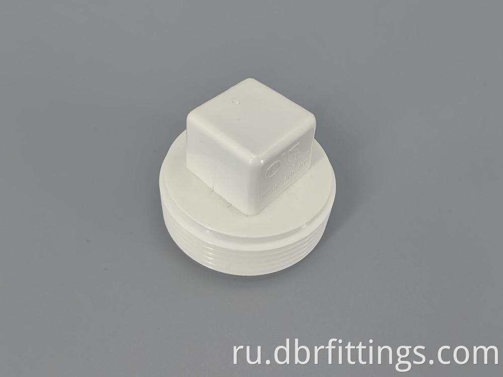 PVC PIPE FITTING CLEANOUT PLUG MPT